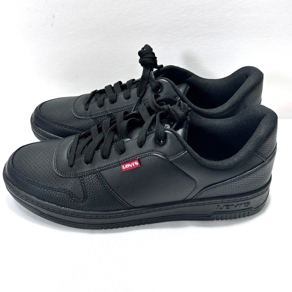Levi's Men's Drive Lo Sneaker Black US 12M Synthetic - Outer Faux Leather - Picture 4 of 8